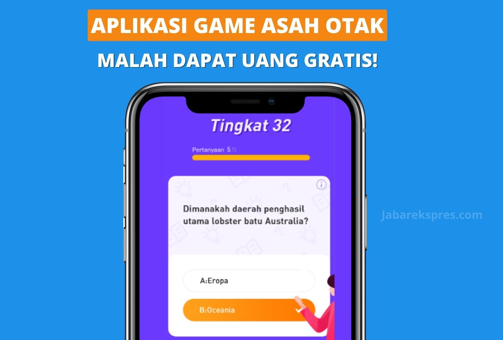 Cara Dapat Uang di Game Kuis/ Tangkap Layar Play.google.com