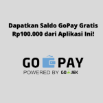 Klaim Rp100.000 Saldo GoPay Gratis Langsung Cair