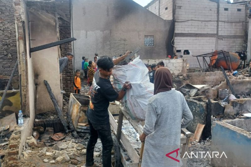 Kebakaran Di Margahayu, 25 Rumah Hangus Tak Bersisa