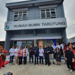 Kementerian BUMN bersama PT Bank Rakyat Indonesia (persero) Tbk atau BRI meresmikan rumah BUMN yang berada Tarutung,
