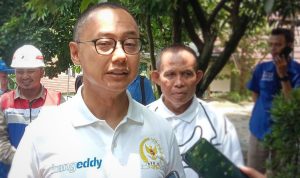 Sekjen PAN Eddy Soeparno saat dijumpai disela-sela kegiatan di Kota Bogor, Selasa (21/2). (Yudha Prananda / Jabar Ekspres)