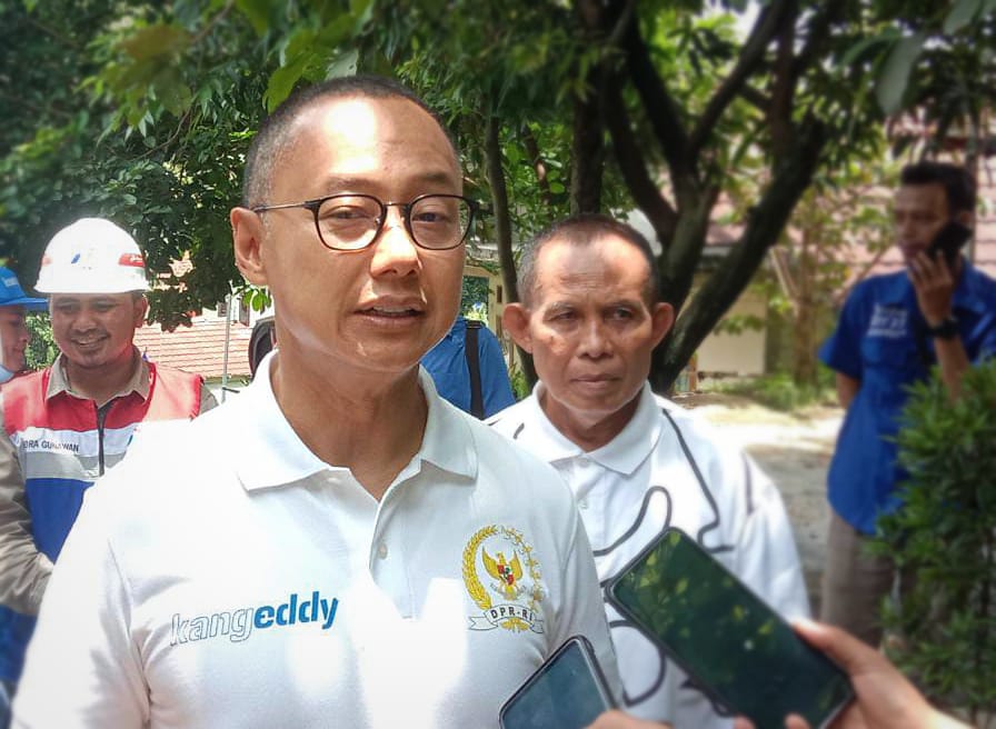 Sekjen PAN Eddy Soeparno saat dijumpai disela-sela kegiatan di Kota Bogor, Selasa (21/2). (Yudha Prananda / Jabar Ekspres)