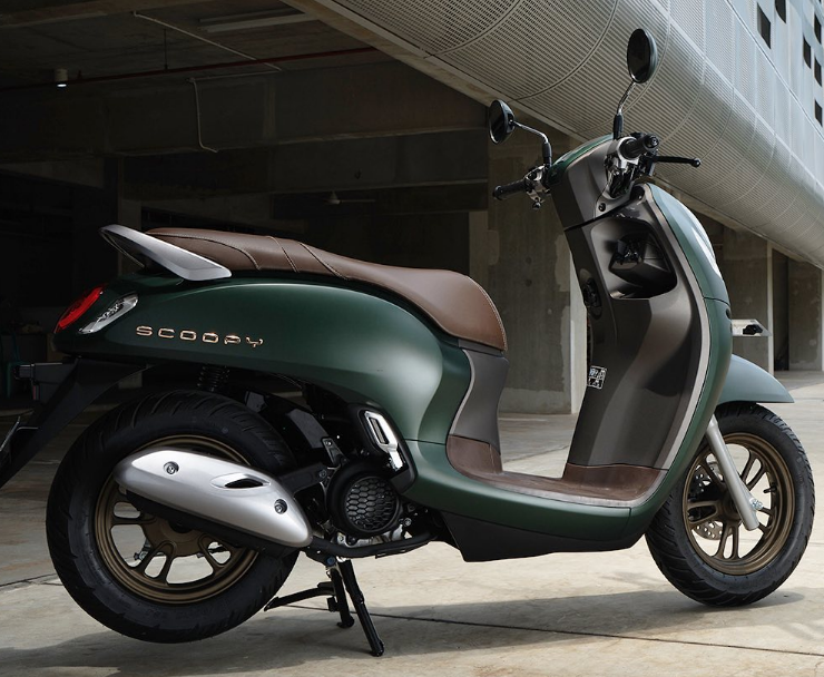 Honda Scoopy Terbaru Prestige Green/ Tangkap Layar @welovehonda_id