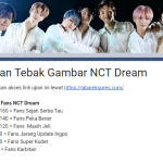Tangkapan Layar Ujian Tebak Gambar NCT Dream Via Google Form