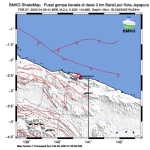 Info Gempa Terkini M 2,4 Di Papua Hari Ini 27 Februari 2023