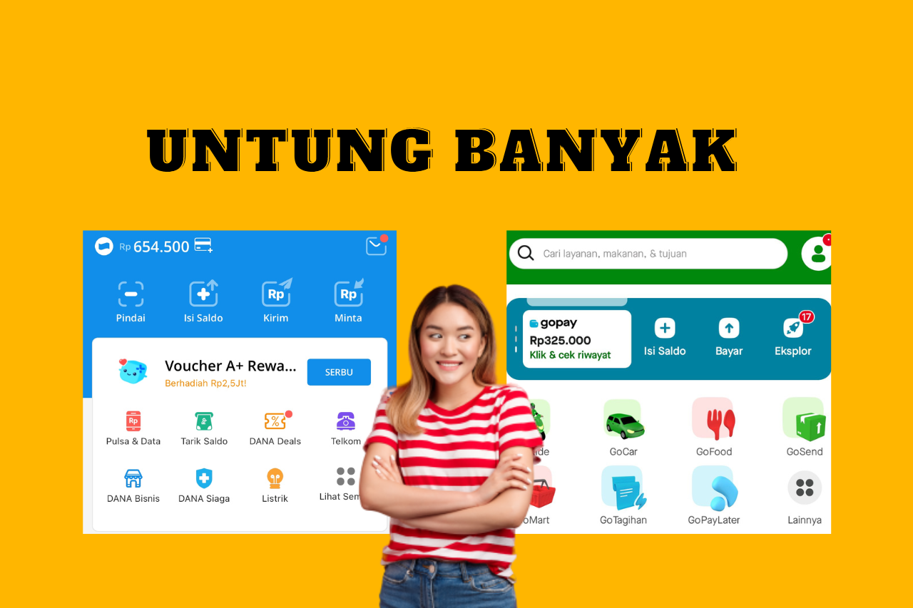 KLAIM! Kesempatan Dapat Saldo DANA dan GoPay Gratis Lho