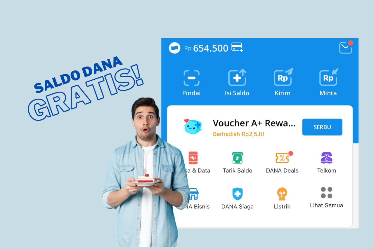 TRIK JITU Peroleh Saldo DANA Gratis 300K Langsung Cair!