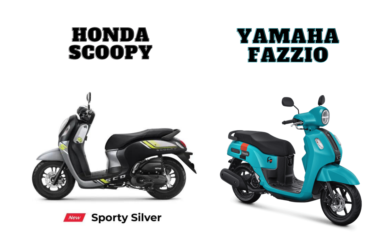 Fitur Canggih Dari Honda Scoopy 2023 & Yamaha Fazzio Bikin Takjub!