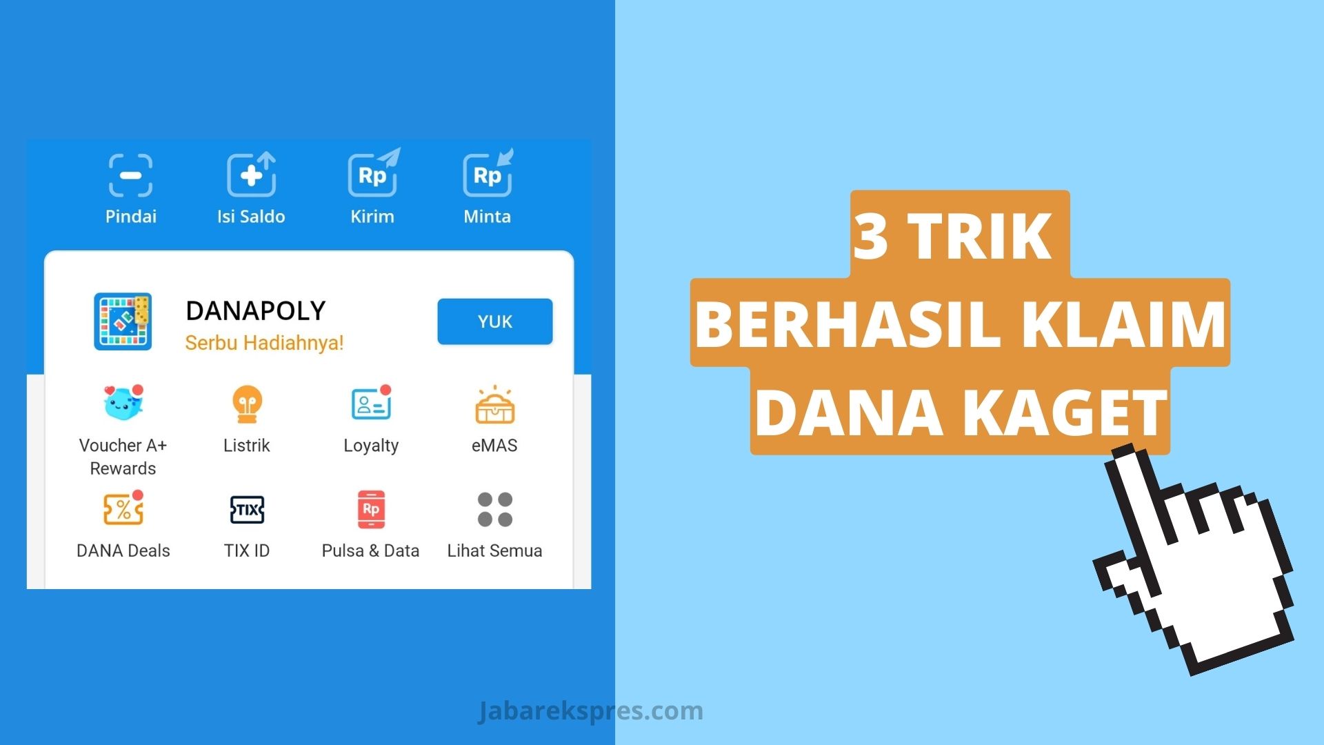 Trik Dapat Saldo DANA di Link DANA Kaget (ilustrasi)