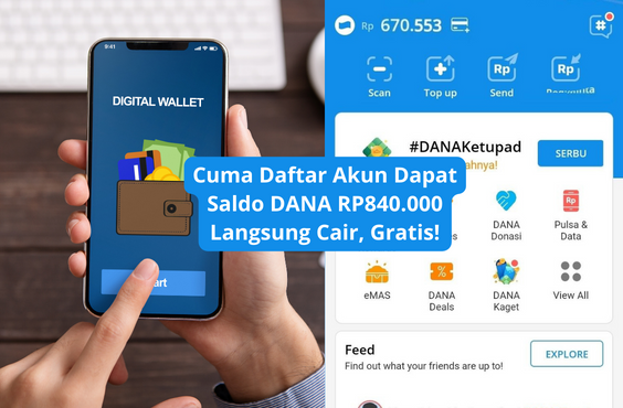 saldo dana gratis langsung cair