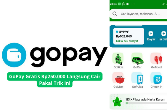 gopay gratis