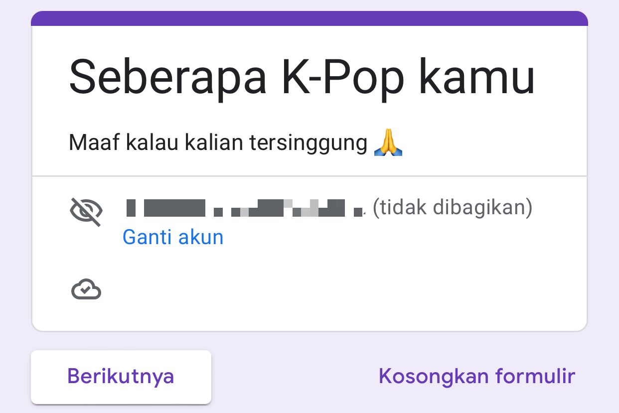 Tes Seberapa K-Pop Kamu! dengan Link Google Form K-Popers