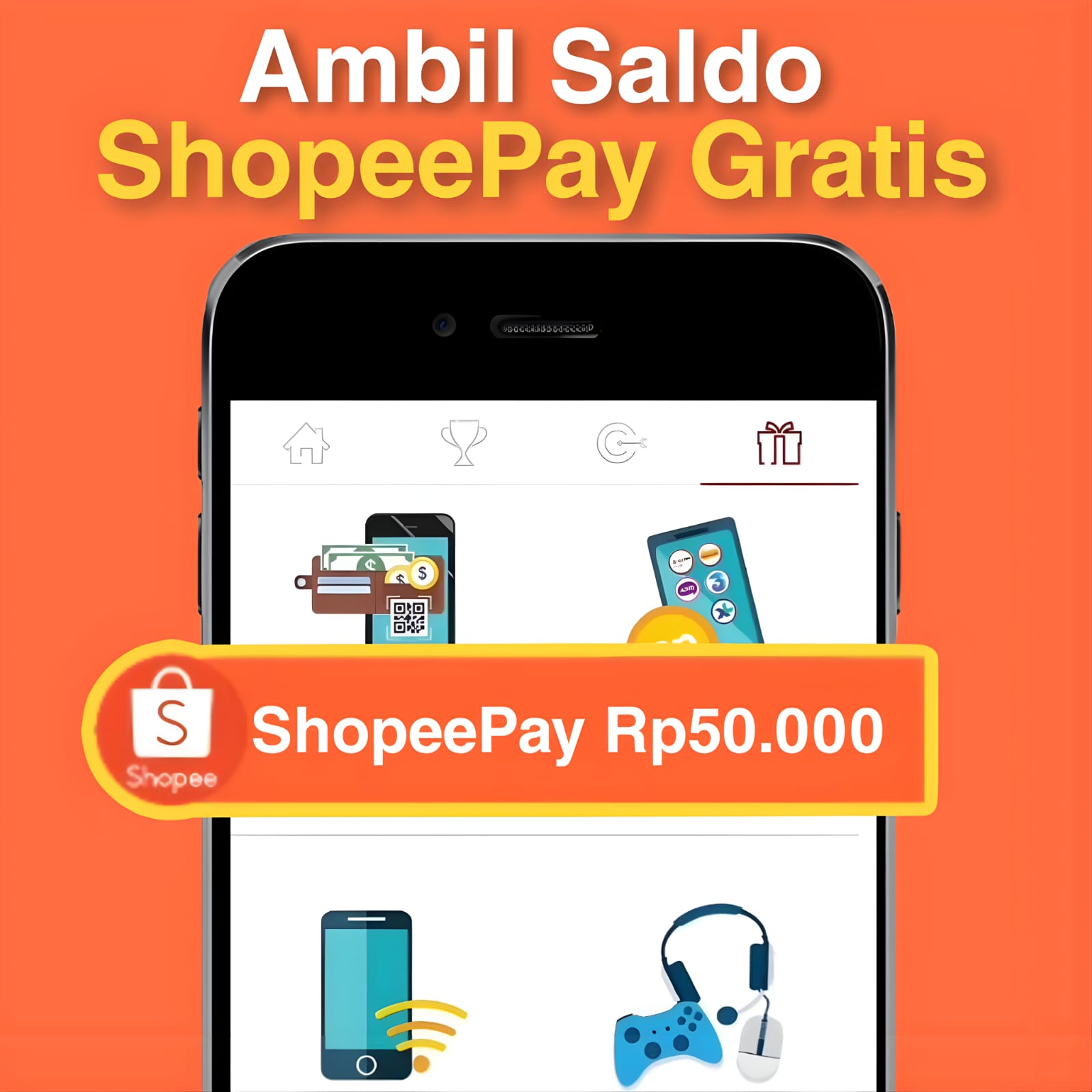 Saldo ShopeePay Gratis dari Aplikasi Penghasil Uang