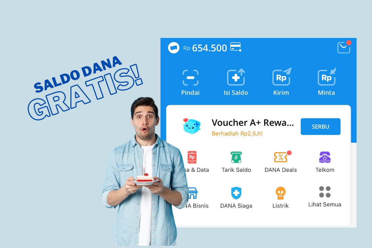 Dapat Saldo DANA Gratis Rp 200 Ribu, Dari Cara Mudah Ini!