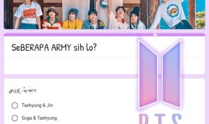 Tangkapan Layar Link Ujian ARMY BTS Via Google Form