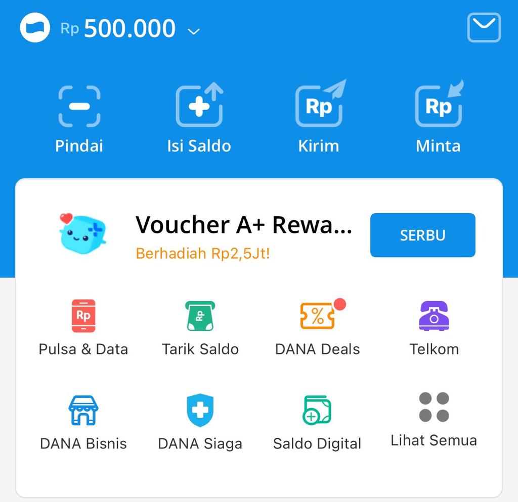 Rp 500 Ribu Saldo DANA Gratis Bisa Langsung Cair Ke Akun Kamu!