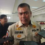 Kepala Satpol PP Kabupaten Bogor Cecep Imam Nagarasid nyatakan tidak takut bekingan untuk tertibkan PKL Pasar123 Citeureup. (SANDIKA FADILAH/JABAREKSPRES.COM)