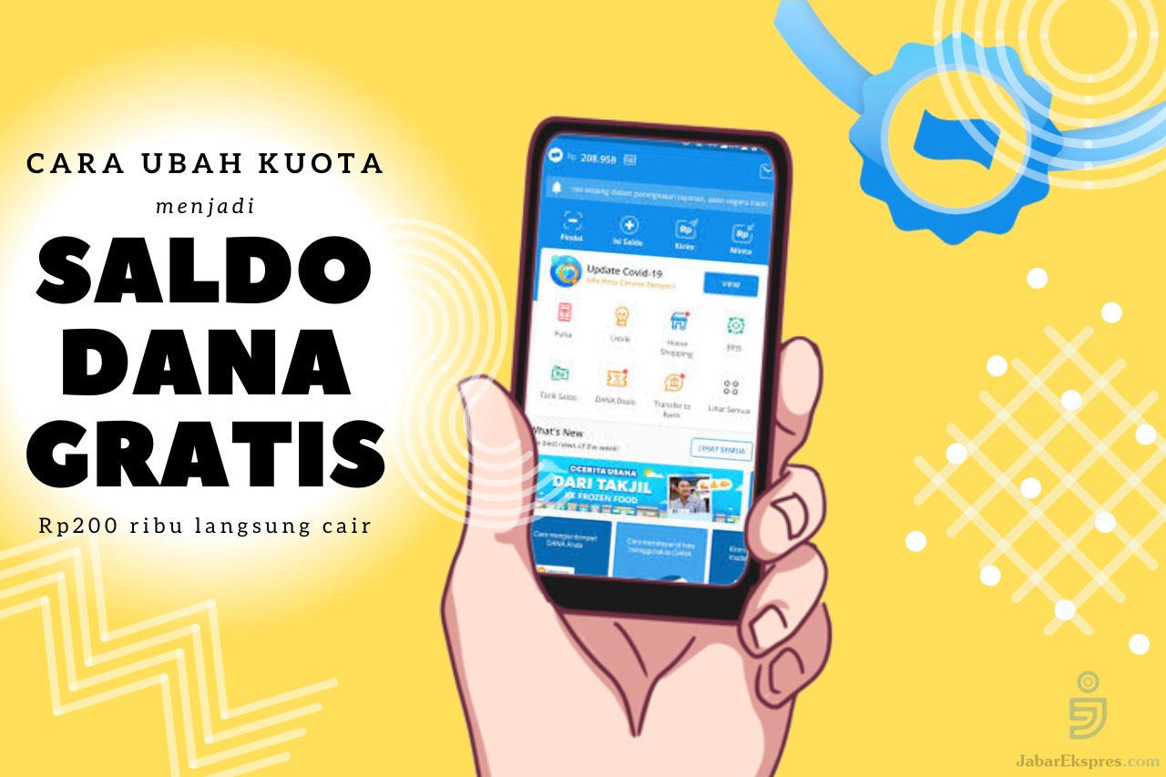 Cara Ubah Kuota Jadi Saldo DANA Gratis Sebesar Rp200 Ribu, Semenit Langsung Cair!