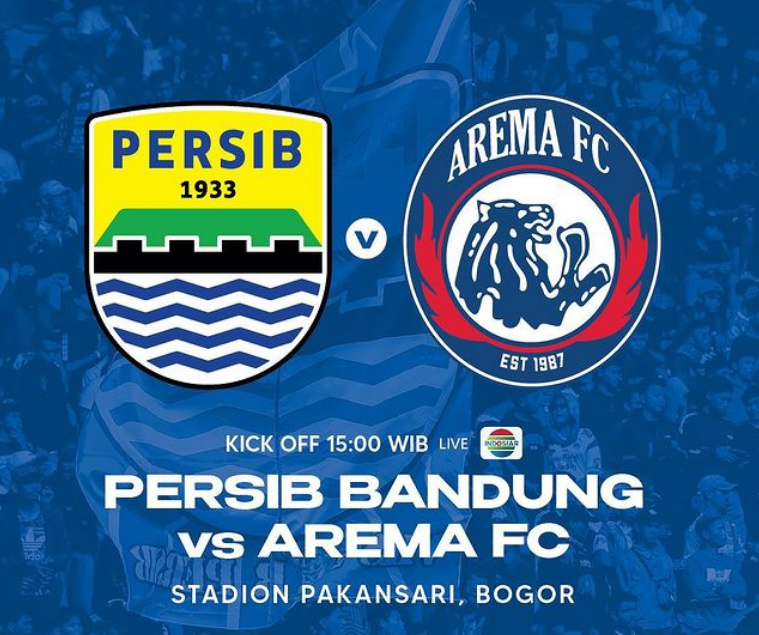 LINK LIVE Streaming Liga 1 Persib Bandung Vs Arema FC Hari Ini