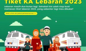 Pemesanan Tiket Kereta Api Lebaran 2023 Akan Dimulai, Cek Tanggalnya Di Sini!