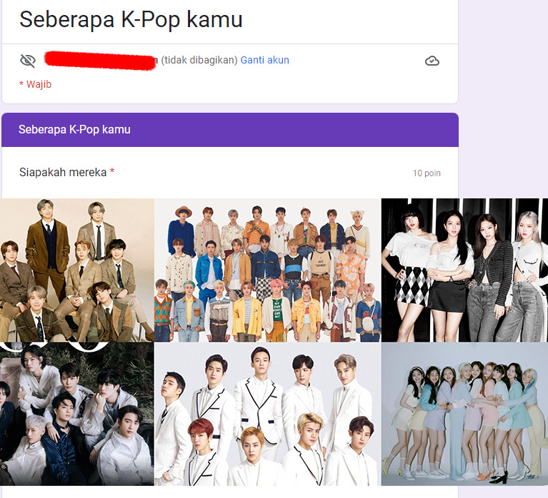 link Tes Ujian Kpop Gratis di Google Form Terbaru 2023 untuk Para Kpopers Sejati