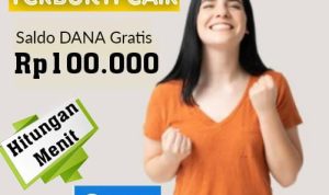 Cuman Hitungan Menit Saldo DANA Gratis Rp100.000 Langsung Bisa Ditarik