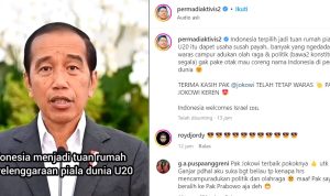 Postingan Abu Janda yang Sebut Presiden Jokowi Keren Karena Tetap Waras