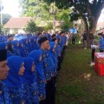 Ratusan Calon PNS Formasi Tahun 2022 di lingkungan Pemkot Bogor saat mendengarkan pidato Wali Kota Bogor Bima Arya, Selasa (7/3). (Yudha Prananda / Jabar Ekspres)