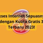 Akses Internet Sepuasnya dengan Kuota Gratis 3 Terbaru 2023!