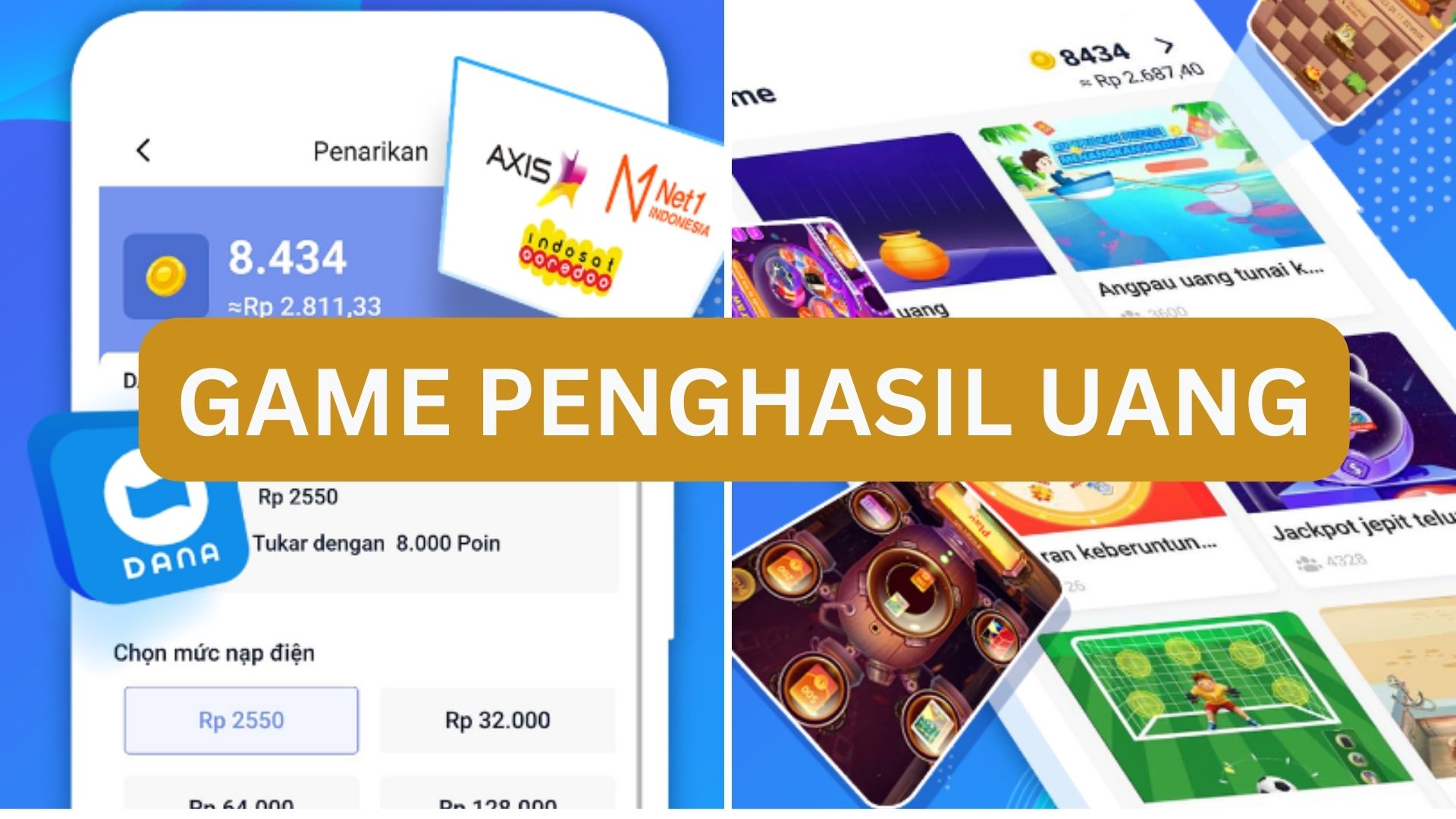 Aplikasi Penghasil Uang Berupa Game/ Kolase Play.google.com