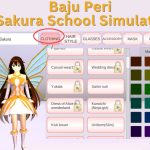 Baju Peri di Sakura School Simulator/ Tangkap Layar Aplikasi Sakura School Simulator