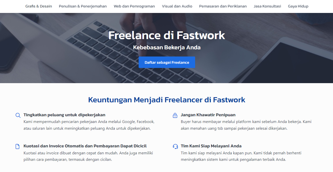 Fastwork/ Tangkap Layar fastwork.id