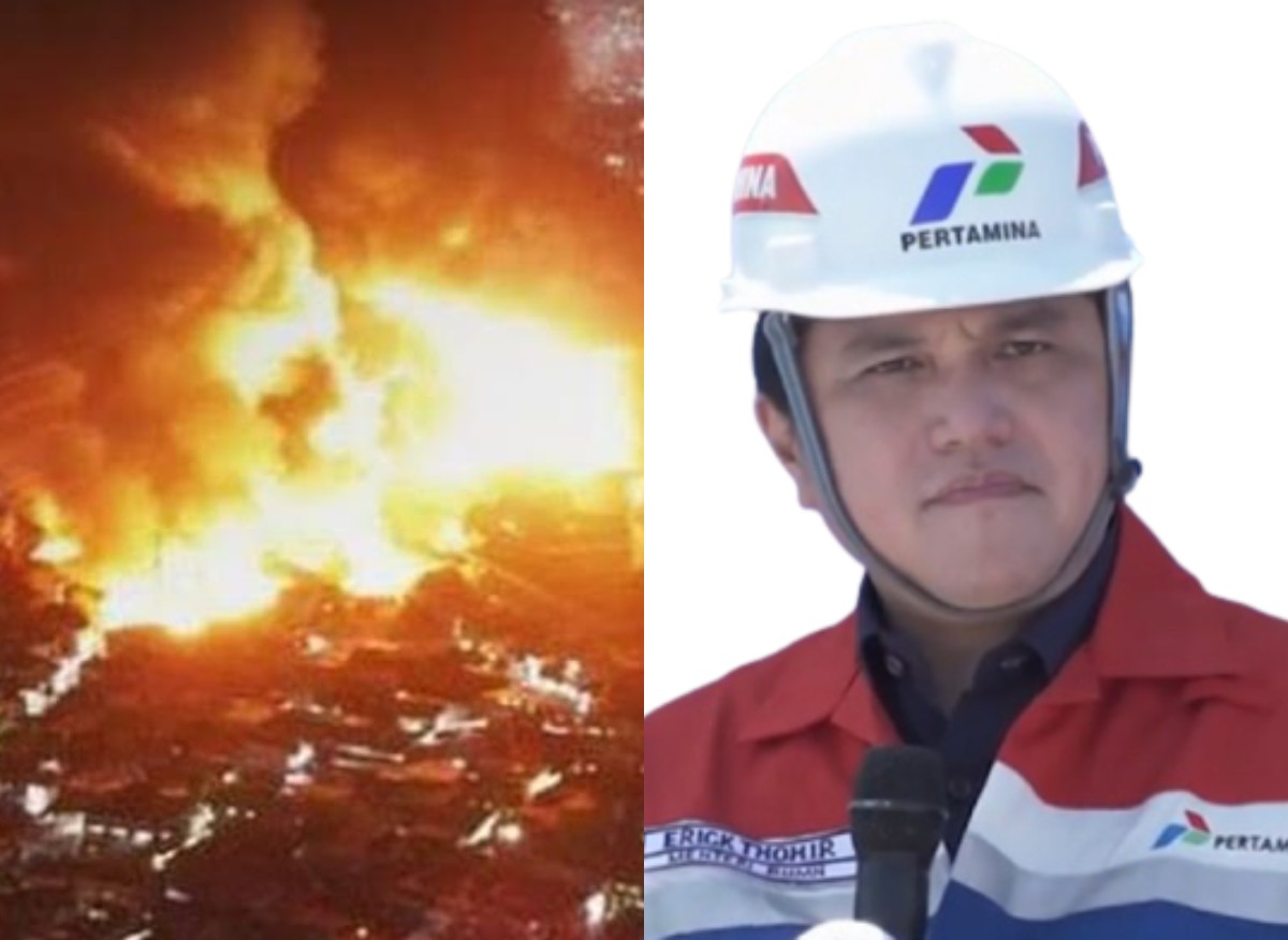 Update Kebakaran Depo Pertamina Plumpang, Erick Thohir: Fokus pada Korban