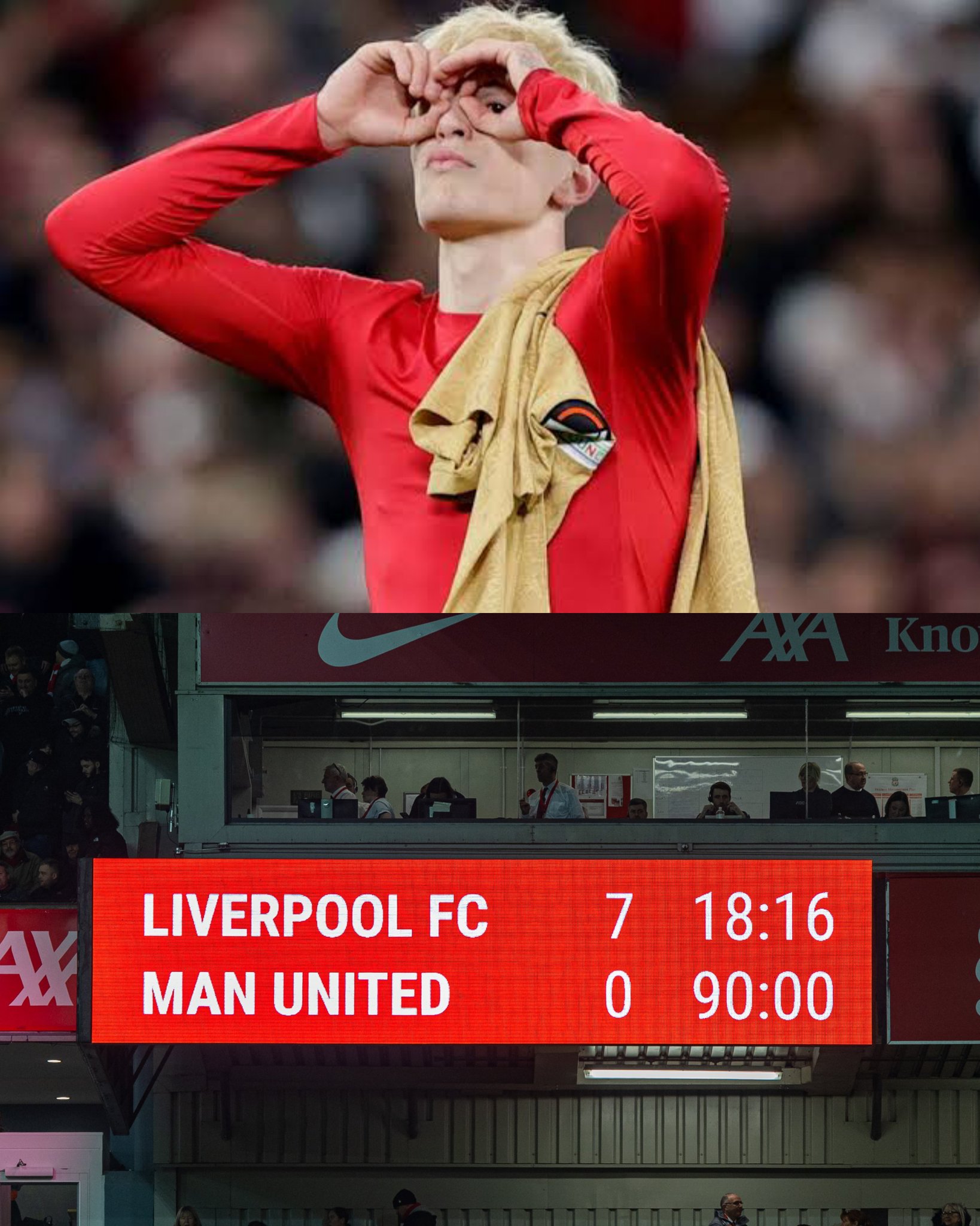Dibantai Liverpool 7-0, Manchester United Memang Tim Semenjana