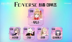 Line up debut virtual girl group survival show “Girls Re:Verse”