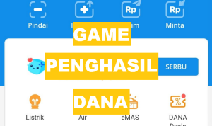 Game Penghasil Saldo DANA (ilustrasi)/ Tangkap Layar App DANA