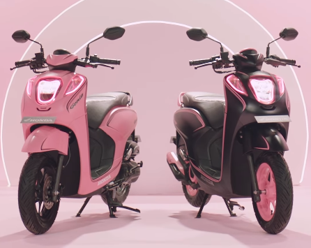 Honda Genio Modif Black and Pink/ Tangkap Layar Instagram @welovehonda_id