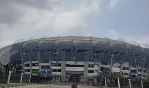 GBLA, menjadi satu dari kedua stadion di Kota Bandung. Yang di tunjuk oleh FIFA, sebagai fasilitas latihan para peserta Piala Dunia U-20 2023 / Sadam Husen Soleh Ramdhan