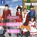 Tampilan Game Sakura School Simulator / Tangkap Layar Aplikasi Game Sakura School Simulator