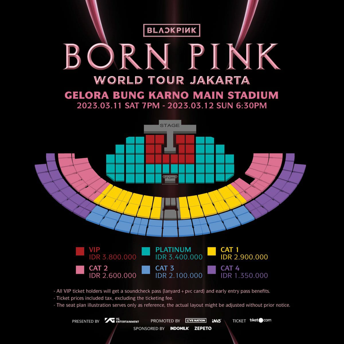 Jadwal Penukaran Tiket Konser BLACKPINK di Jakarta 2023 dan Sound Check