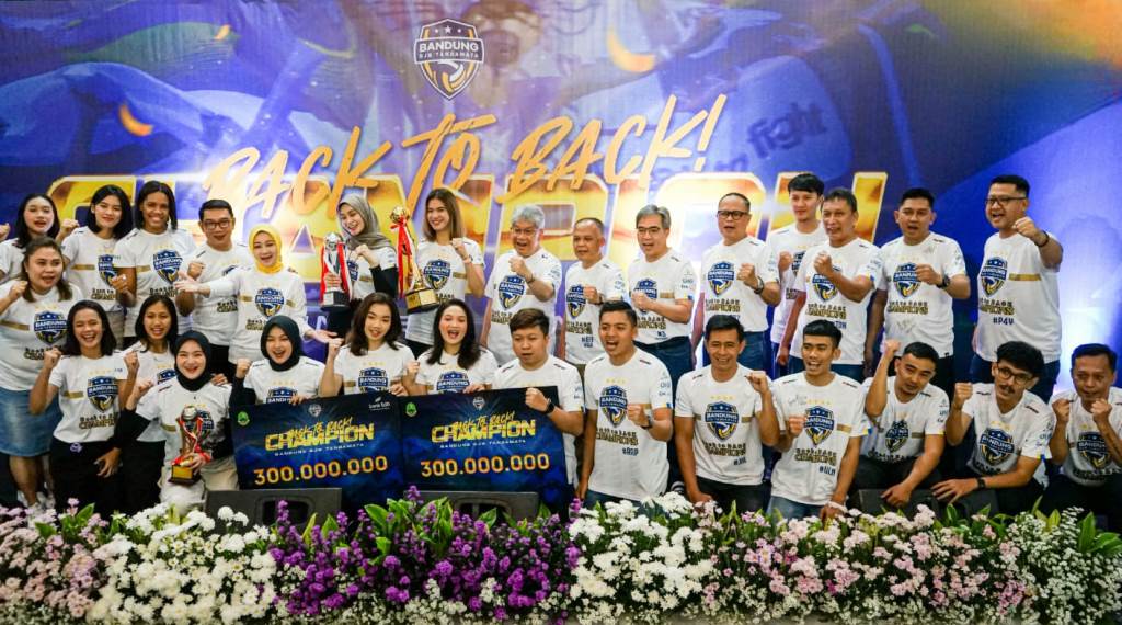 Juara Proliga 2023- Tim Bandung bjb Tandamata Terima Apresiasi