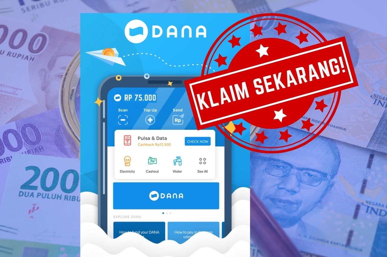 KLAIM SEKARANG DANA Kaget Berkah Sekali Klik Rp75.000