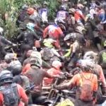 Kawasan Hutan Lindung Rancaupas di Kecamatan Ciwidey Kabupaten Bandung mengalami kerusakan parah akibat adanya even motor trail