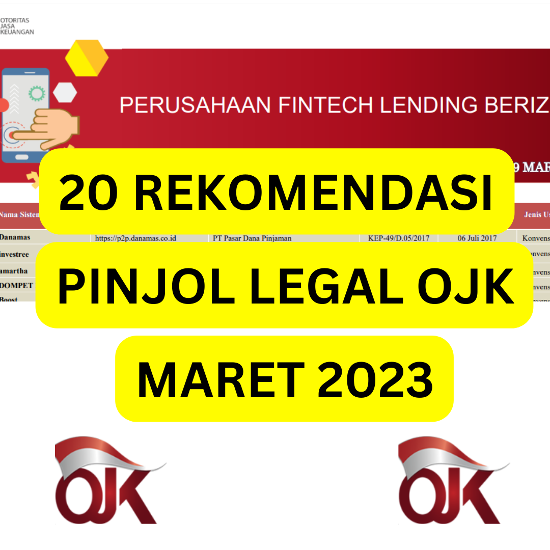 Daftar 102 Pinjol Legal Resmi OJK Terbaru 2023 Lengkap, 52% OFF