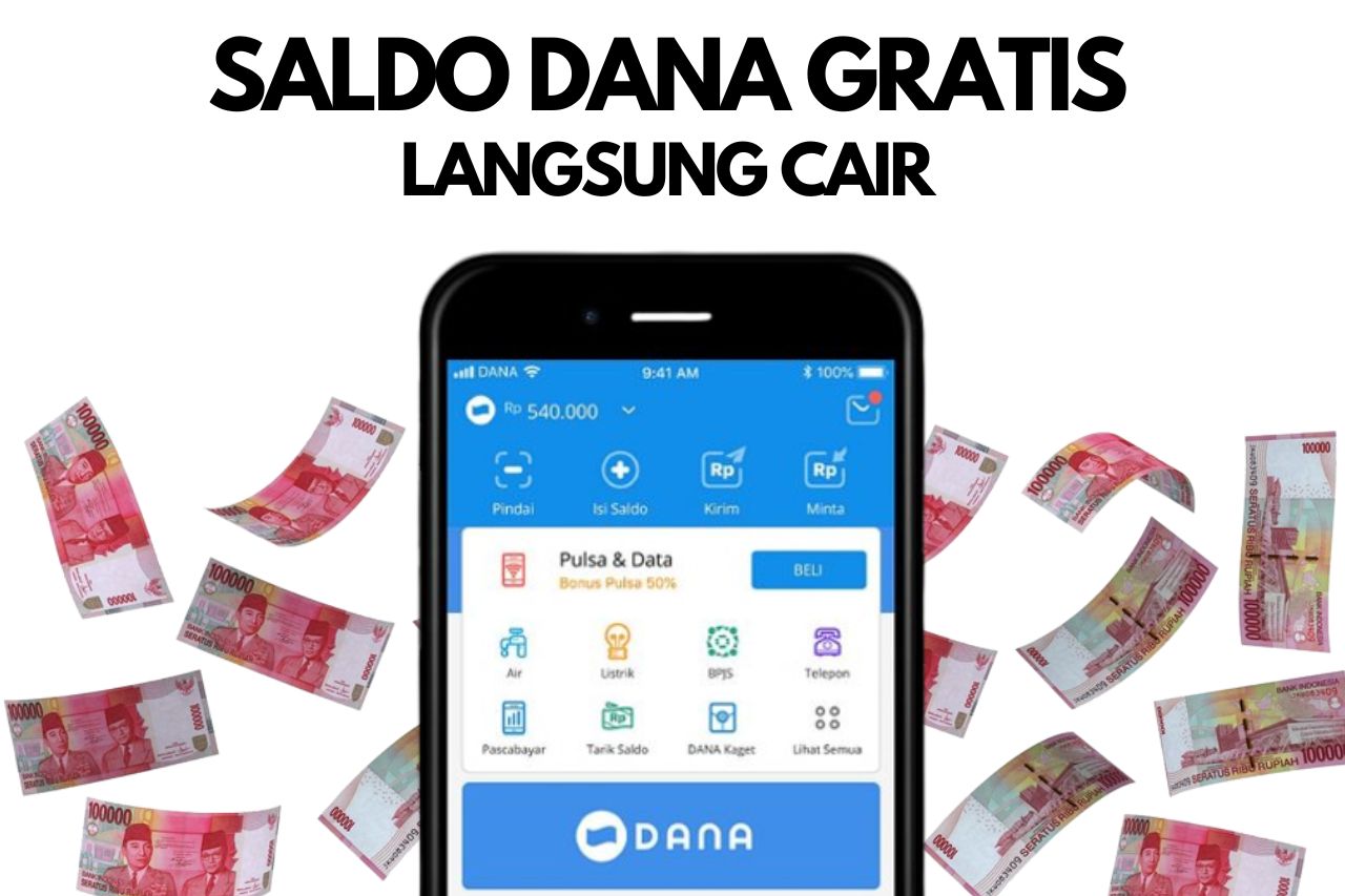 Sekali Klik Link DANA Kaget Dapat Saldo DANA Gratis Langsung Cair