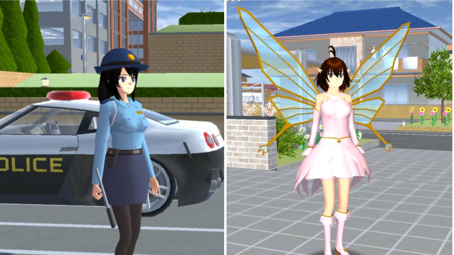 Sakura School Simulator/ Kolase Aplikasi Sakura School Simulator