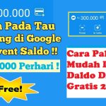 Saldo DANA gratis Rp 300.000 ribu dari google resmi 2023 paling mudah didapat.