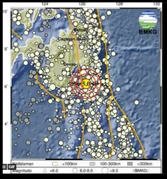 Info Gempa Terkini M 5,0 di Sulawesi Utara Hari Ini 29 Maret 2023