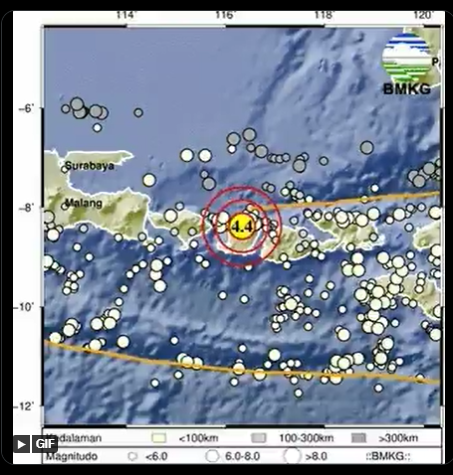Info Gempa Terkini M 4,4 di Lombok Hari Ini 8 Maret 2023