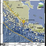 Info Gempa Terkini M 3,3 di Lampung Hari Ini 9 Maret 2023